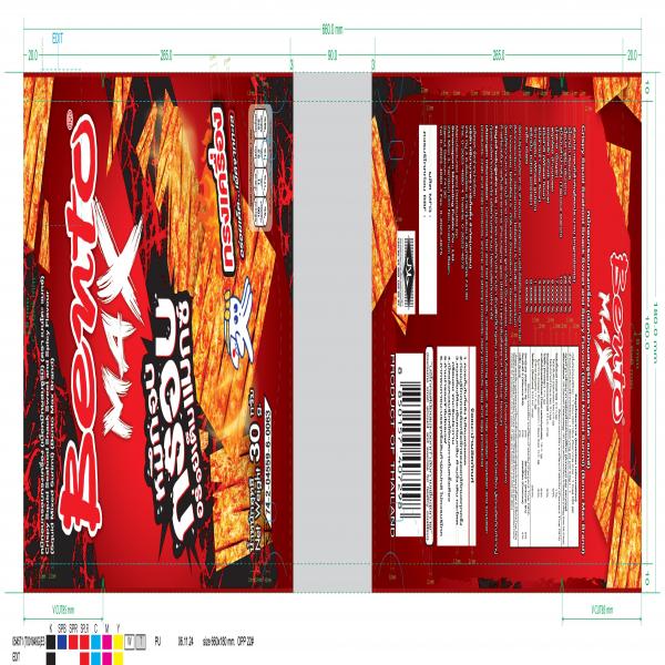 หมึกอบกรอบทรงเครื่อง (เนื้อหมึกผสมซูริมิ) (ตรา เบนโตะ เเมกซ์)