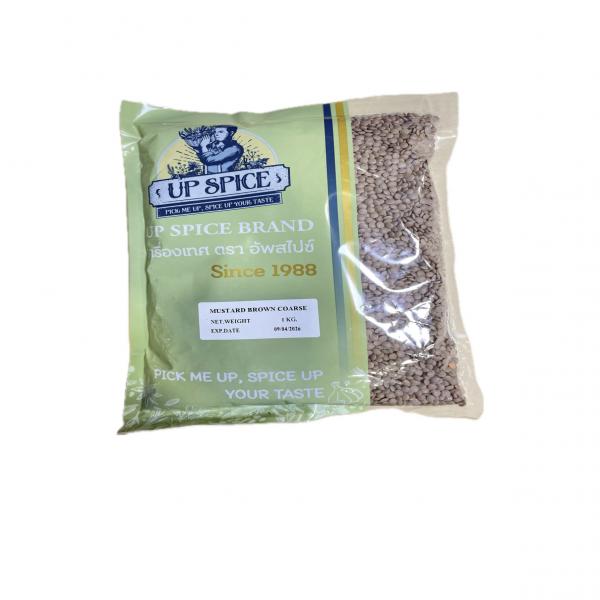 เมล็ดมัสตาร์ดสีน้ำตาลบดหยาบ