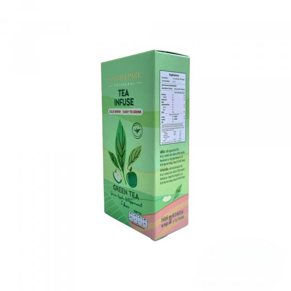GREEN TEA (SENCHA) MIXED WITH FIBER, APPLE AND PEPPERMINT FLAVOUR DRINK