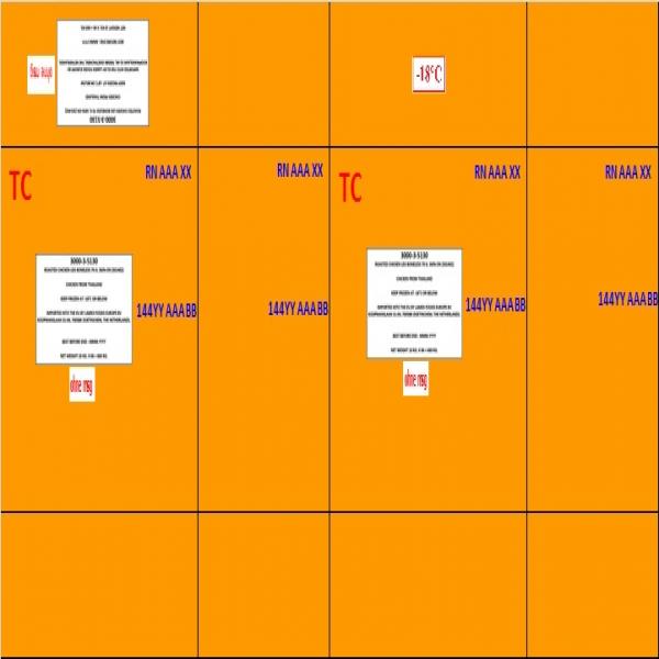 ROASTED CHICKEN LEG BONELESS 70 G. SKIN-ON (501402)