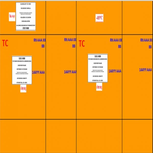 FRY-STEAMED CHICKEN BREAST  80 G.BARMARKED