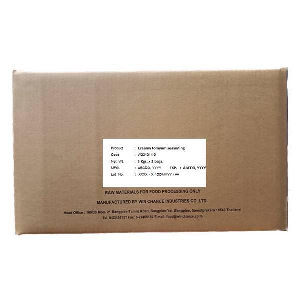 Creamy tomyum seasoning