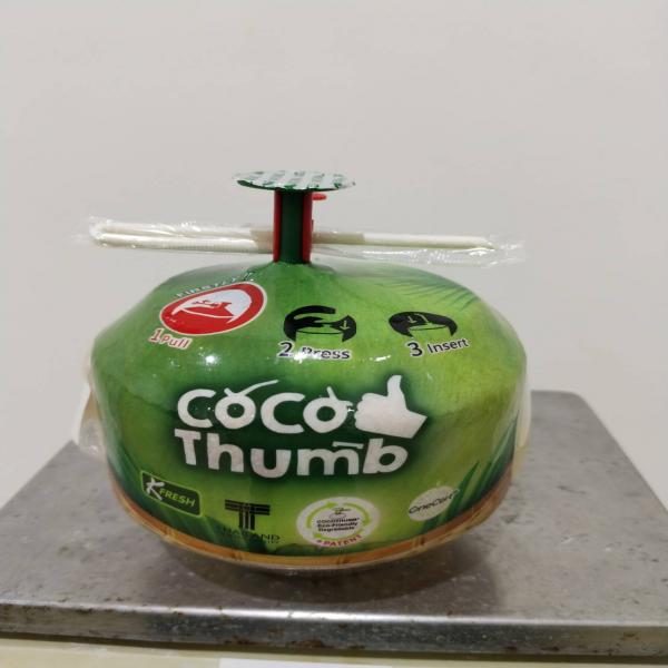 ORGANIC FRESH AROMATIC COCONUT EASY TO DRINK COCO THUMB BRAND