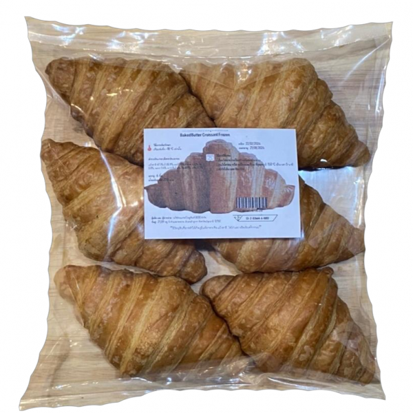 Baked butter croissant frozen