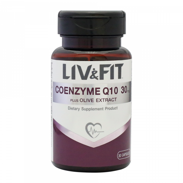 Coenzyme Q10 30 mg Plus Olive Extract Dietary Supplement Product