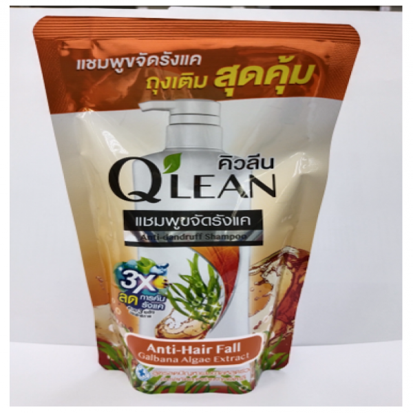 Q'lean Anti Dandruff Shampoo Anti-Hair Fall  340 ml., 170 ml., 70 ml., 300 ml. (Refill)
