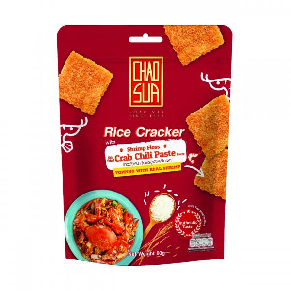 Rice Cracker with Shrimp Floss Stir-fried Crab Chili Paste flavor