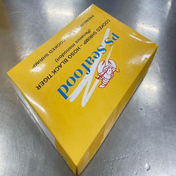 กุ้งกุลาดำทั้งตัวต้มแช่เยือกแข็ง