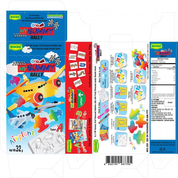 D.I.Y My Gummy Rally (Fruit flavoured gelatin jelly with fruit flavoured candy) (Type A)