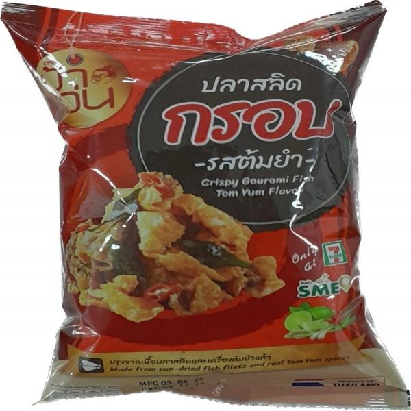 Crispy Gourami Fish Tom Yum Flavor Pa Waen Brand