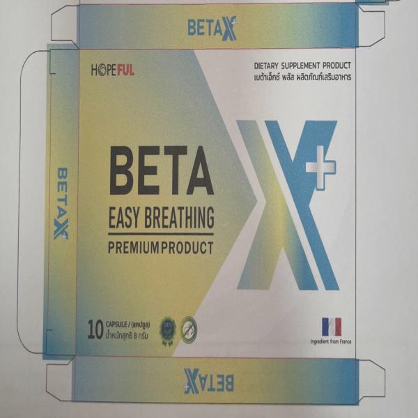 DIETARY SUPPLEMENT PRODUCT BETA X PLUS BRAND