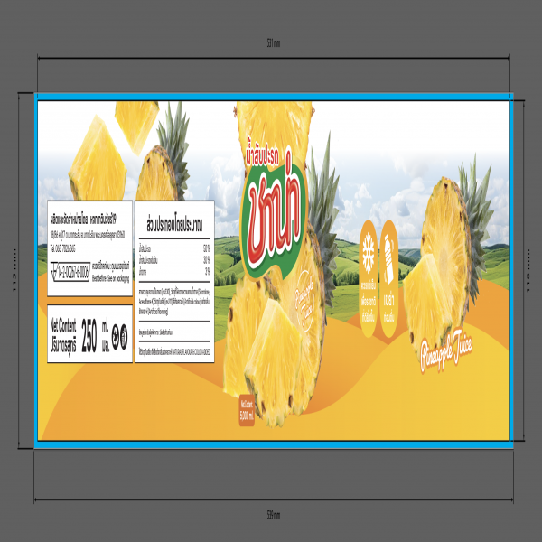 80% PINEAPPLE JNICE  (CHANA BRAND)