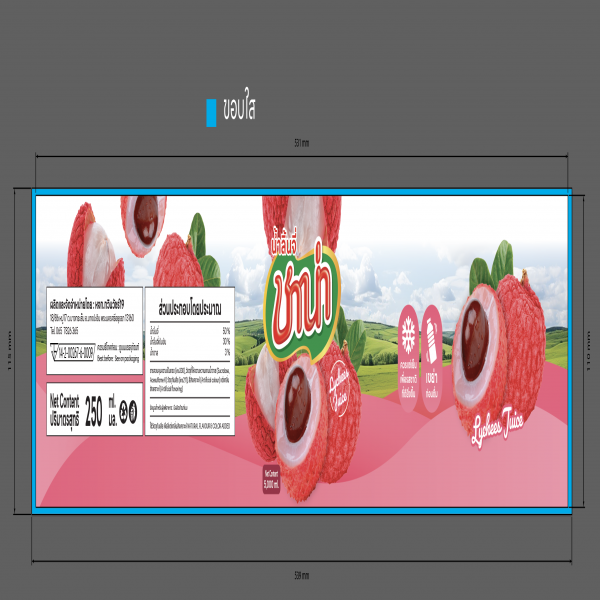 80%LYCHEE JUICE  (CHANA BRAND)