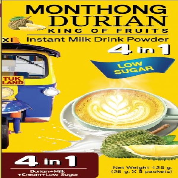 Instant Milk Drink Powder Monthong Durian Flavored