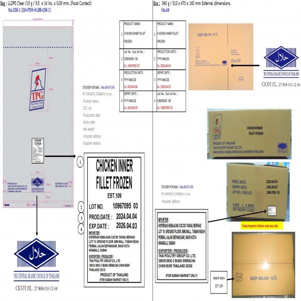 CHICKEN INNER FILLET FROZEN