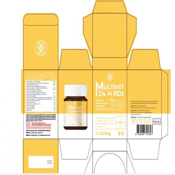 MultiVit 24 H RDI Dietary Supplement Product