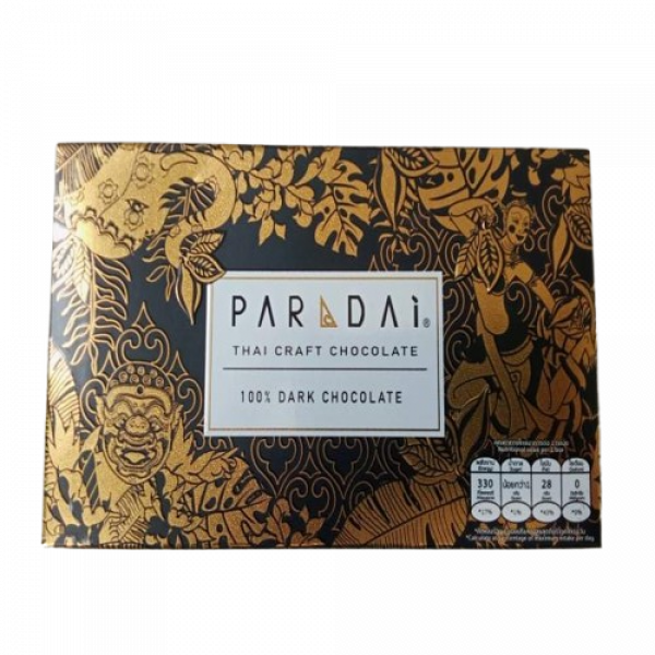 100% ดาร์ก ช็อกโกแลต  (ช็อกโกแลตชนิดไม่หวาน)/ 100% Dark Chocolate