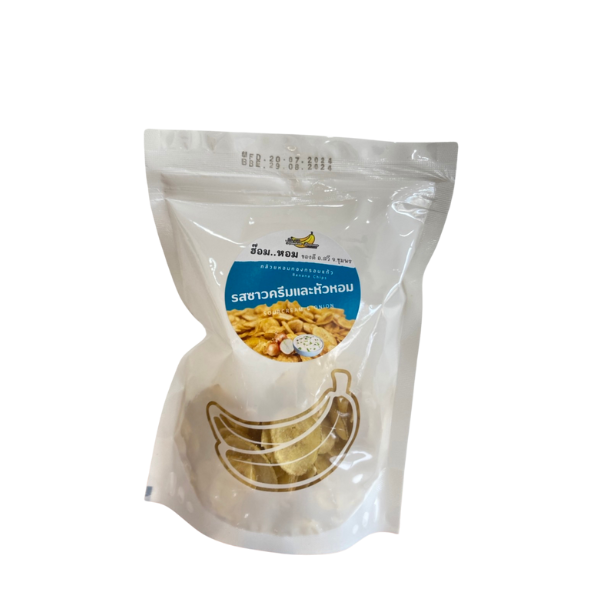 BANANA CHIPS SOUR CREAM AND ONION FLAVOR