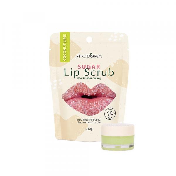 PHUTAWAN LIP SCRUB COCONUT LIME
