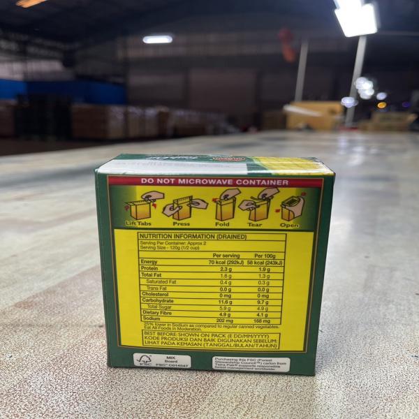RECARTED WHOLE KERNEL CORN IN BRINE