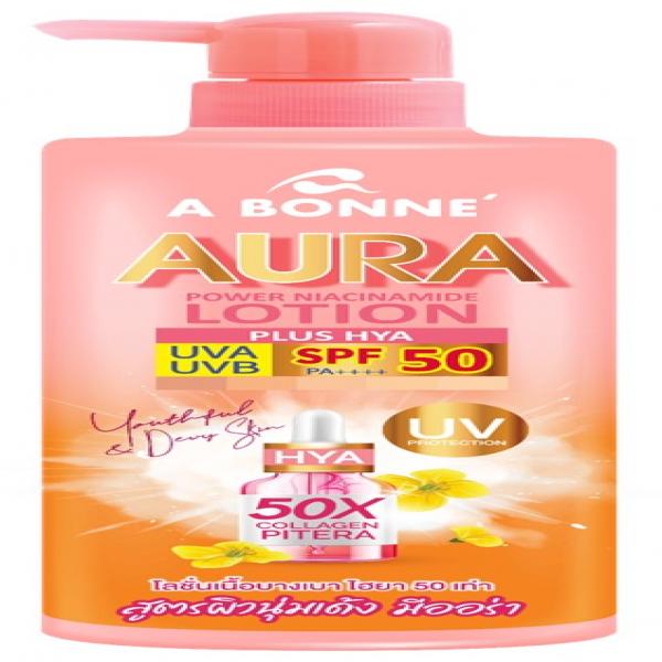 AURA POWER NIACINAMIDE LOTION PLUS HYA SPF50 PA++++