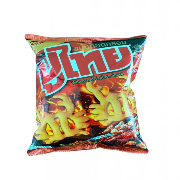 ขนมทอดกรอบ (ตราปูไทย) รสหม่าล่า