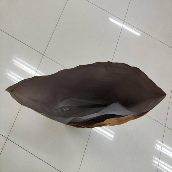Brown kraft paper bag (Inner layer is PE liner.)