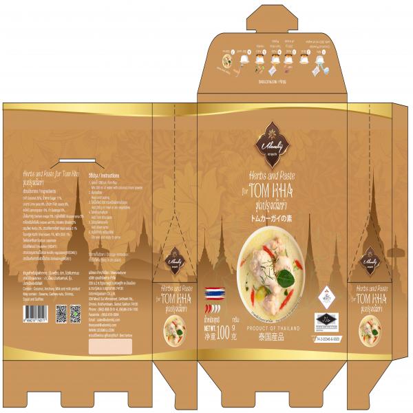 Herbs and Paste for TOM KHA