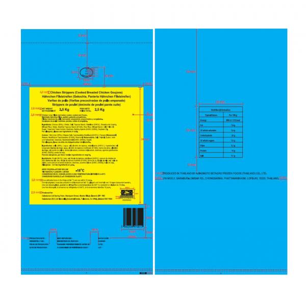 K000000040 : Chicken Strippers (Cooked Breaded Chicken Goujons)