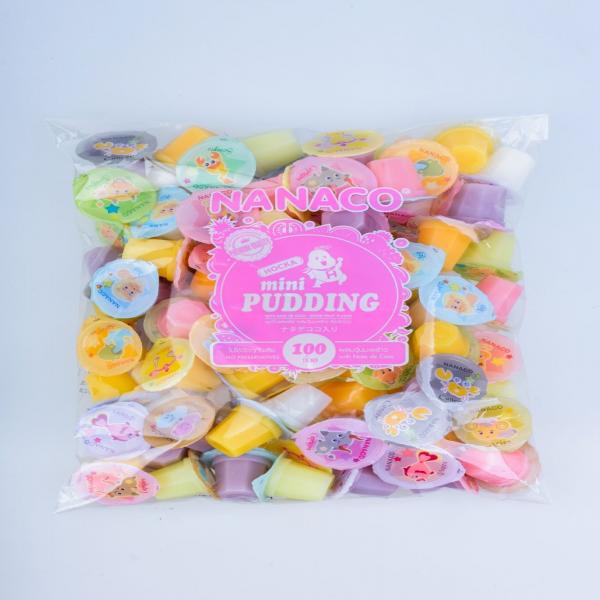 MINI PUDDING WITH NATA DE COCO (GRAPE, HONEY MELON, LYCHEE, MANGO, ORANGE, PINEAPPLE, STRAWBERRY)