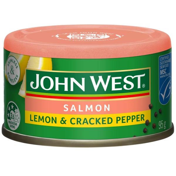 34462 SALMON TEMPTERS LEMON AND CRACKED PEPPER 95g