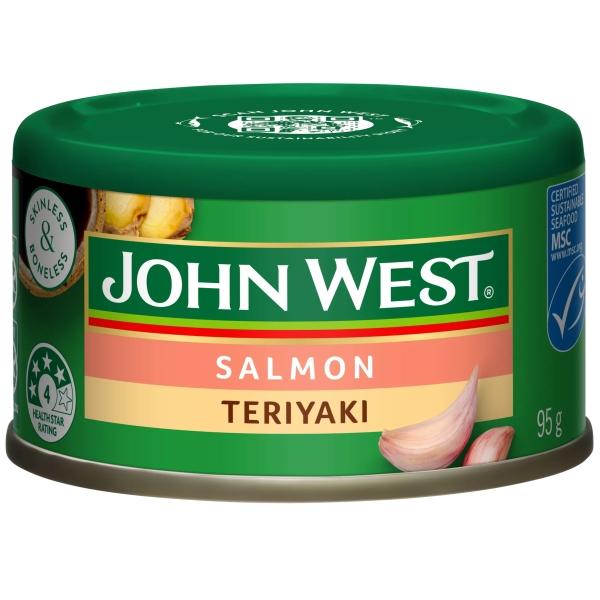 ปลาแซลมอนชิ้นเล็กกับซอสเทอริยากิ 95 กรัม