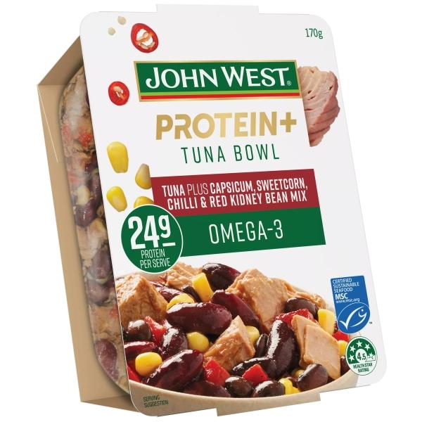 12917 TUNA WITH CAPSICUM,  SWEET CORN, CHILLI, RED KIDNEY BEAN AND BLACK BEAN MIX 170g