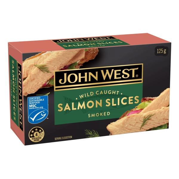 34042 SMOKED SALMON SLICE IN OIL 125g
