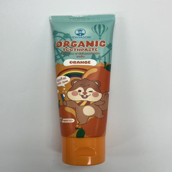 VIDHYASOM ORGANIC TOOTHPASTE ORANGE FLAVOR