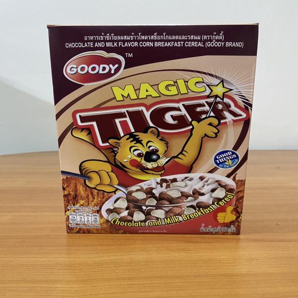 อาหารเช้าซีเรียลผสมข้าวโพดรสช็อกโกแลตและรสนม