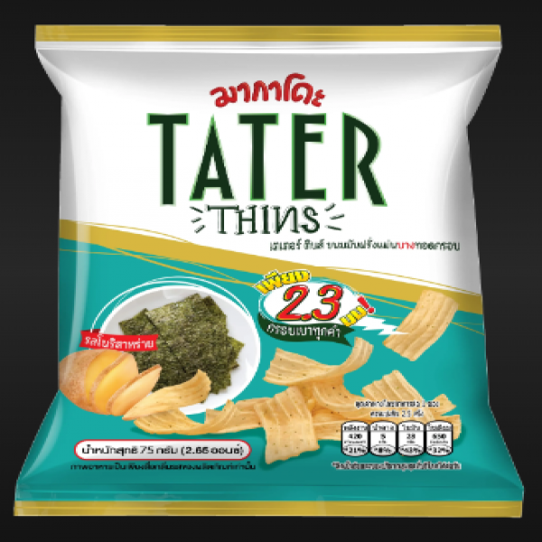 MAKADO Tater Thins with Nori Seaweed Flavor