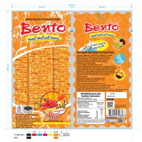 Mixed Seafood Snack Namprik Thai Original Flavour