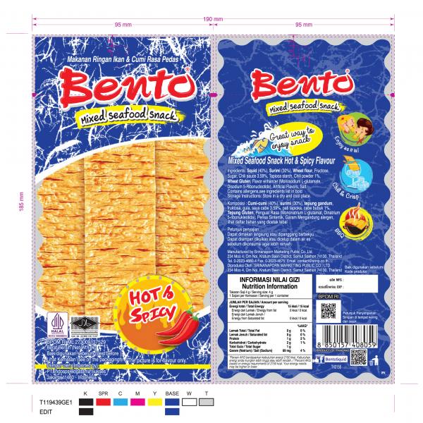 Mixed Seafood Snack Hot & Spicy Flavour