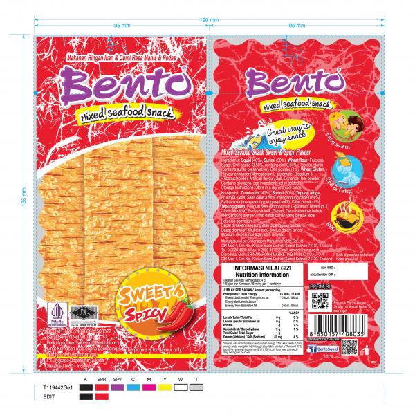 Mixed Seafood Snack Sweet & Spicy Flavour