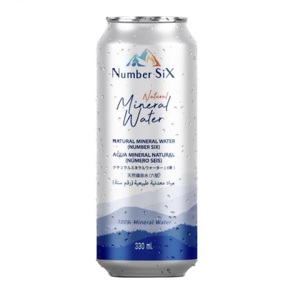 NumberSix Natural Mineral Water 100 %