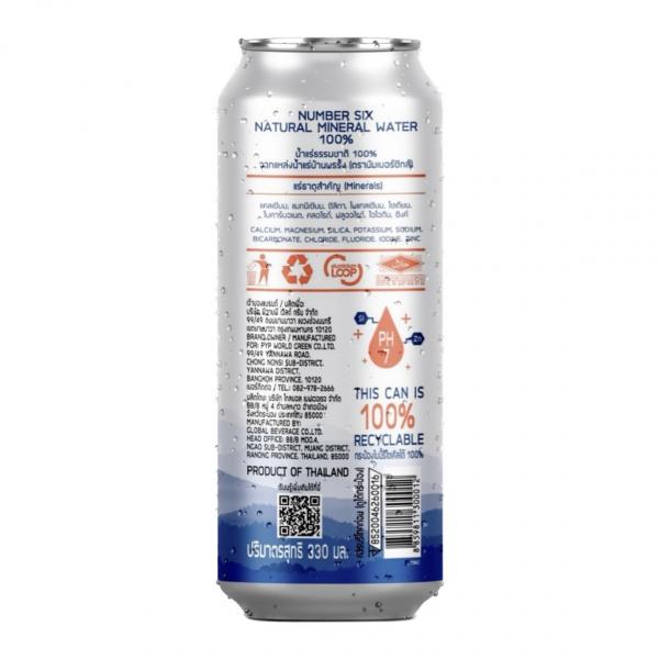 NumberSix Natural Mineral Water 100 %