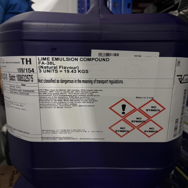 LIME EMULSION COMPOUND FA-38L (NATURAL FLAVOR)