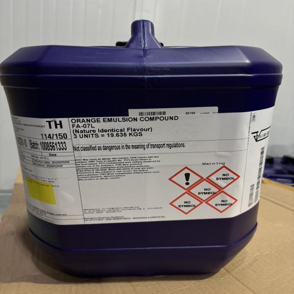 ORANGE EMULSION COMPOUND FA-07L (NATURE IDENTICAL FLAVOR)
