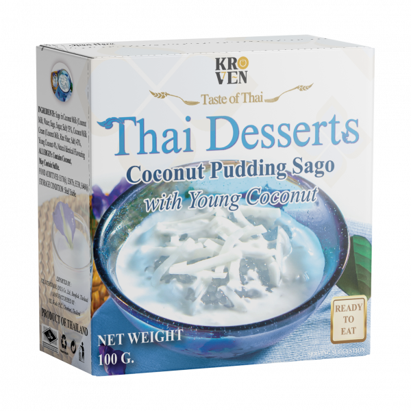 Coconut Pudding Sago with Young Coconut