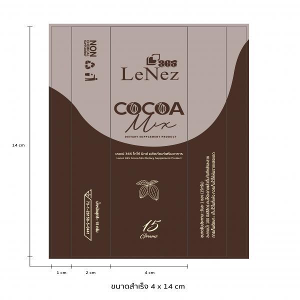 Lenez 365 Cocoa Mix Dietary Supplement Product