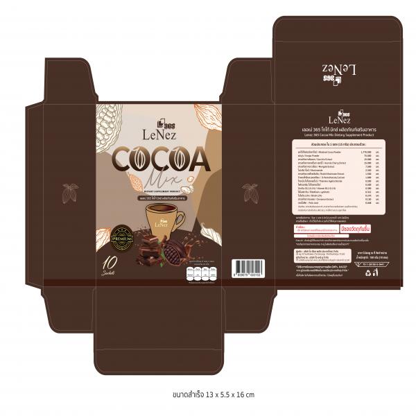 Lenez 365 Cocoa Mix Dietary Supplement Product
