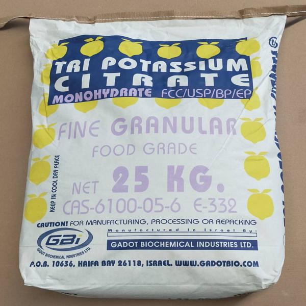 TRIPOTASSIUM CITRATE - ISRAEL