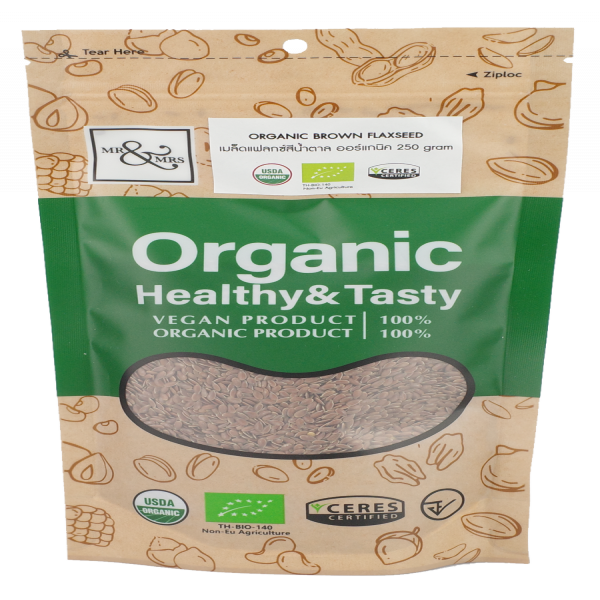 Organic Flaxseed Brown