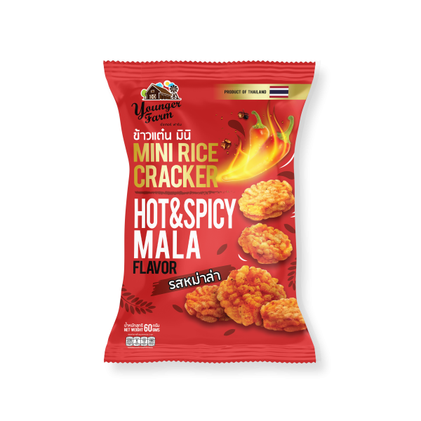Mini Rice Cracker Hot &Spicy Mala flavor
